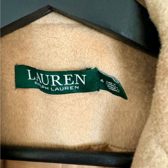 Camel Wool Coat - Ralph Lauren Size S - Picture 6 of 7
